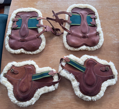 NEW Devoucoux Chiberta Leather Open Front & Fetlock Boots - SHEEPSKIN - Size 3