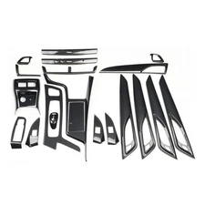 For Cadillac CT5 Carbon Fiber Decoration Accessories Interior Gear Door Stickers