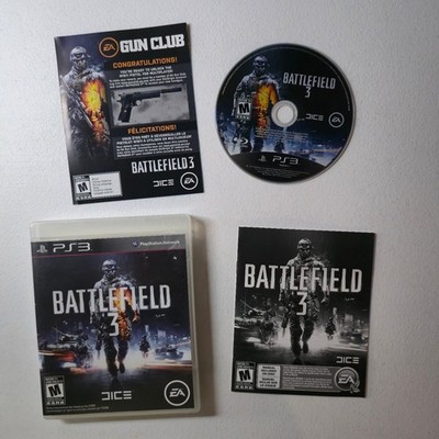 Battlefield 3 PS3 Video Game Multiplayer Shooter Action  CIB Complete