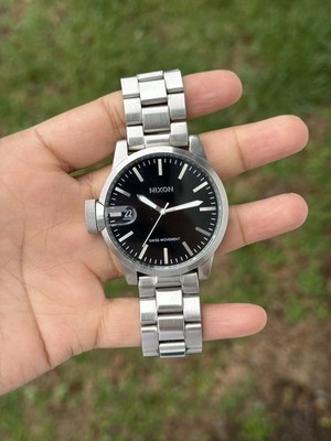 Nixon The Chronicle SS Magnified 100M Stainless Steel Swiss