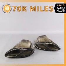 Mercedes W207 E400 Left Right Side Exhaust Mufflers Tips Set Oem