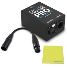 Enttec DMX USB PRO 70304 RDM Lighting Controller Interface Bundle w/DMX Adapt...