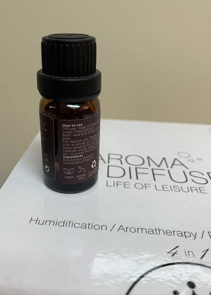 Aroma Diffuser Life of Leisure Ultrasonic Vibration Colorful Lamp - Eucalyptus - Image 3 of 4