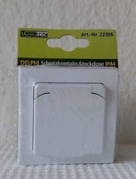 Chilitec Delphi, Schutzkontakt-Steckdose IP44 230V Ac / 16A, Inkl. Rahmem