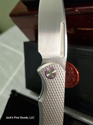 ๐V3! TW PRICE "DAWN" DIAMOND TITANIUM, MAGNACUT HAND-RUBBED SATIN POLISH BLADE! - Picture 20 of 24