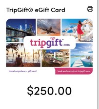 $250 TripGift gift card for $150