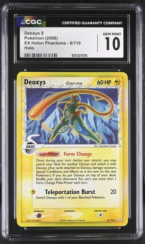 Deoxys δ graded CGC 10 for sale on eBay