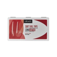 IBD Clear Soft Gel Tips - Long Coffin, 504 ct...