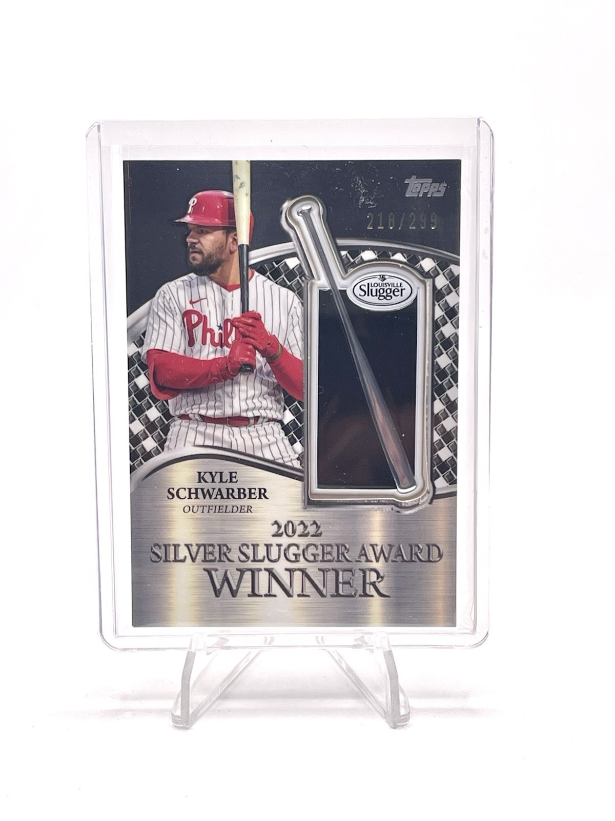 2023 Topps Series 2 Kyle Schwarber Silver Slugger Patch /299 #SSP-KS RARE