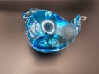 Vtg MURANO Formia Glass Bird 6” Art Sculpture Blue Italy — photo 8