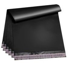 Black Poly Mailers Shipping Bags Self Seal Waterproof 2 Mil 500 Count 10 x 13 in