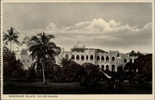 Governors Palace Dar es Salaam vintage postcard b339