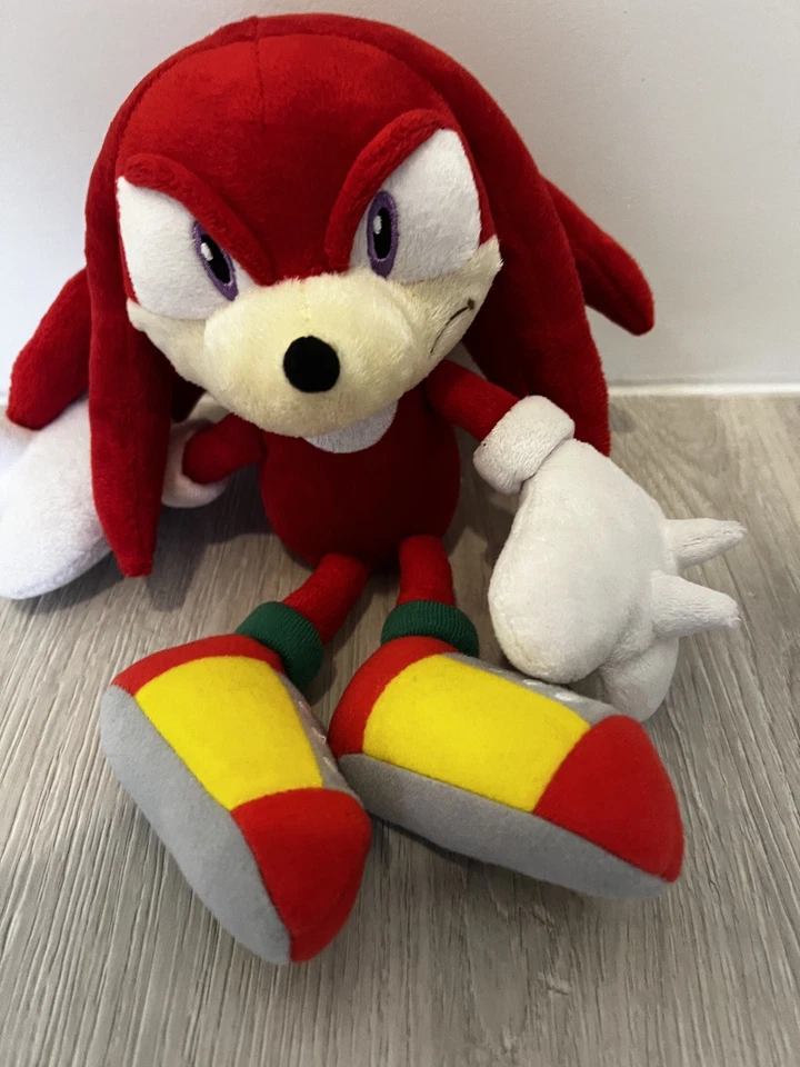 Raro 2012 Sanei M Knuckles 10" Peluche Muñeca Juguete SEGA Sonic the Hedgehog Japón Foto 3 de 4