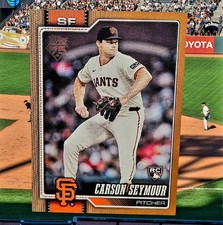 2026 Topps #112 Carson Seymour Gold #1111/2026