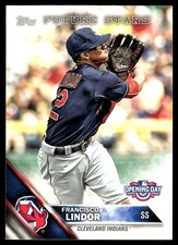 Francisco Lindor 2016 Topps #439 Cleveland Indians FREE SHIPPING AutographDen