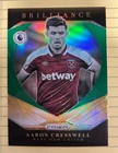 2021-22 Panini Premier Brilliance Insert #15 Aaron Cresswell RC 3/5 Green Prizm