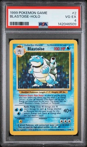 New Listing1999 POKEMON GAME #2 BLASTOISE-HOLO PSA 4