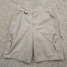 Vintage Levis Womens Cargo Shorts Side Flap Pockets Sz 30 29x11.5 High-Rise Y2K