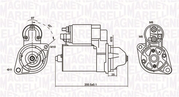 Fits MAGNETI MARELLI 063721412010 STARTER   ⭐UK Stock⭐
