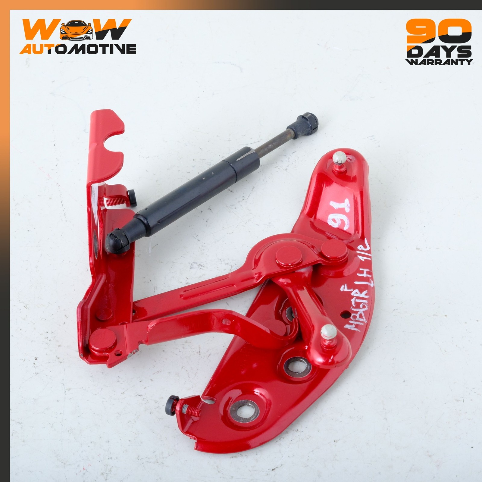 Bentley Continental GT 2010-2019 Front Left Engine lid hinge Red P/N 3W0823302