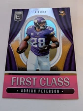 2025 Donruss Elite Adrian Peterson First Class Insert #8 MINNESOTA VIKINGS