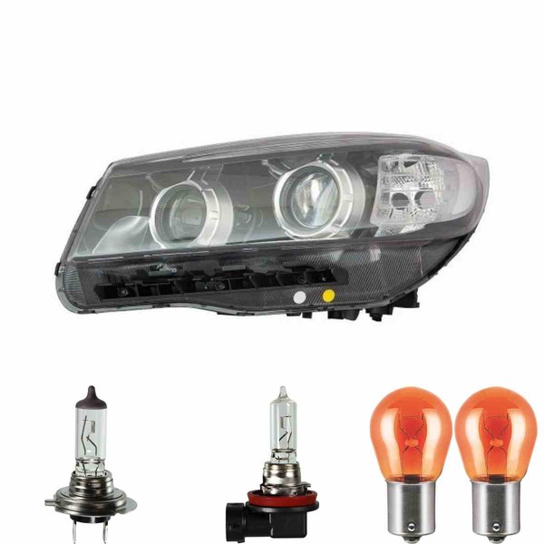 Halogen Scheinwerfer Rechts H7 Schwarz FüR KIA Sorento III Inklusive Lampen-image