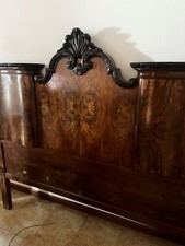 camera da letto matrimoniale completa-radica di noce stile chippendale anni '30