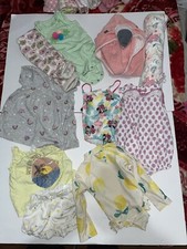 6-9months Babygirl Clothes And Towels Pre Owned