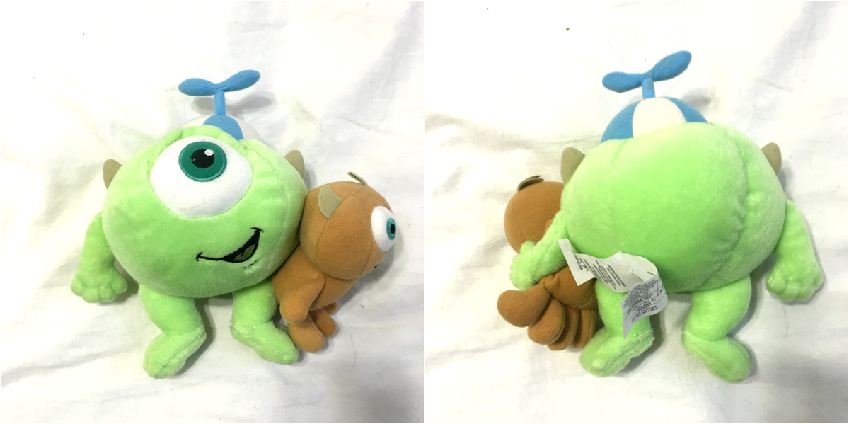 Disney Store Monsters Inc Baby Mike Sulley Little Mikey