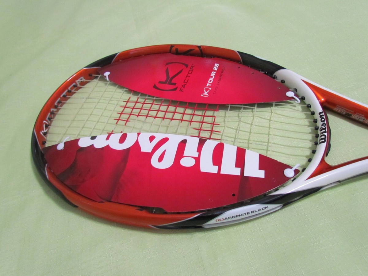 New Wilson K Factor K Tour 25 Tennis Racquet 3 7/8 Grip | eBay New Wilson K Factor K Tour 25 Tennis Racquet 3 7/8 Grip | eBay