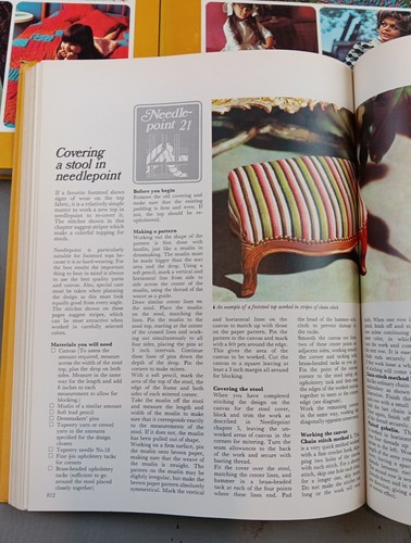 Golden Hands Vintage 1973 Craft Knitting Needlework Books Volumes 1-6 Nice! - Picture 8 of 19