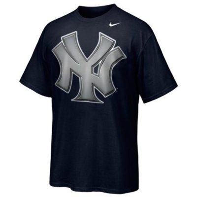 New York Yankees Nike Metal Logo T-Shirt Men's Large BNWT
