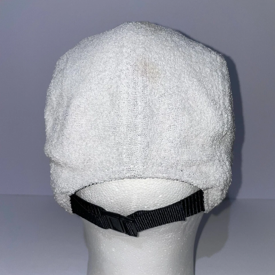 Norse Projects 5 Panel Cap White Fleece Made in USA - Image 4 of 4