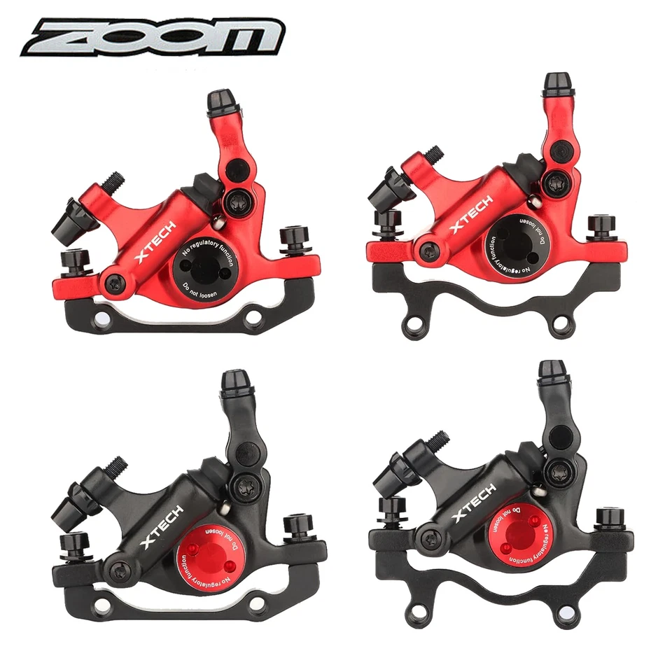 ZOOM MTB Line Pulling Hydraulic Disc Brake Calipers IS/PM 160 Front Rear Adapter - Image 1 of 4