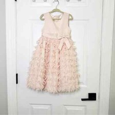 COUTURE PRINCESS Girls Size 5 Petal Formal Special Occasion Dress Barbiecore