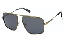 Kenneth Cole KC7232 92D Gold Matte Polarized Aviator Sunglasses Frame 56-14-140