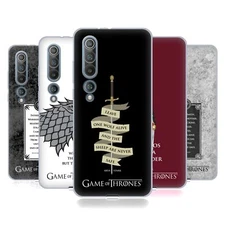 OFFICIAL HBO GAME OF THRONES GRAPHICS SOFT GEL CASE FOR XIAOMI PHONES