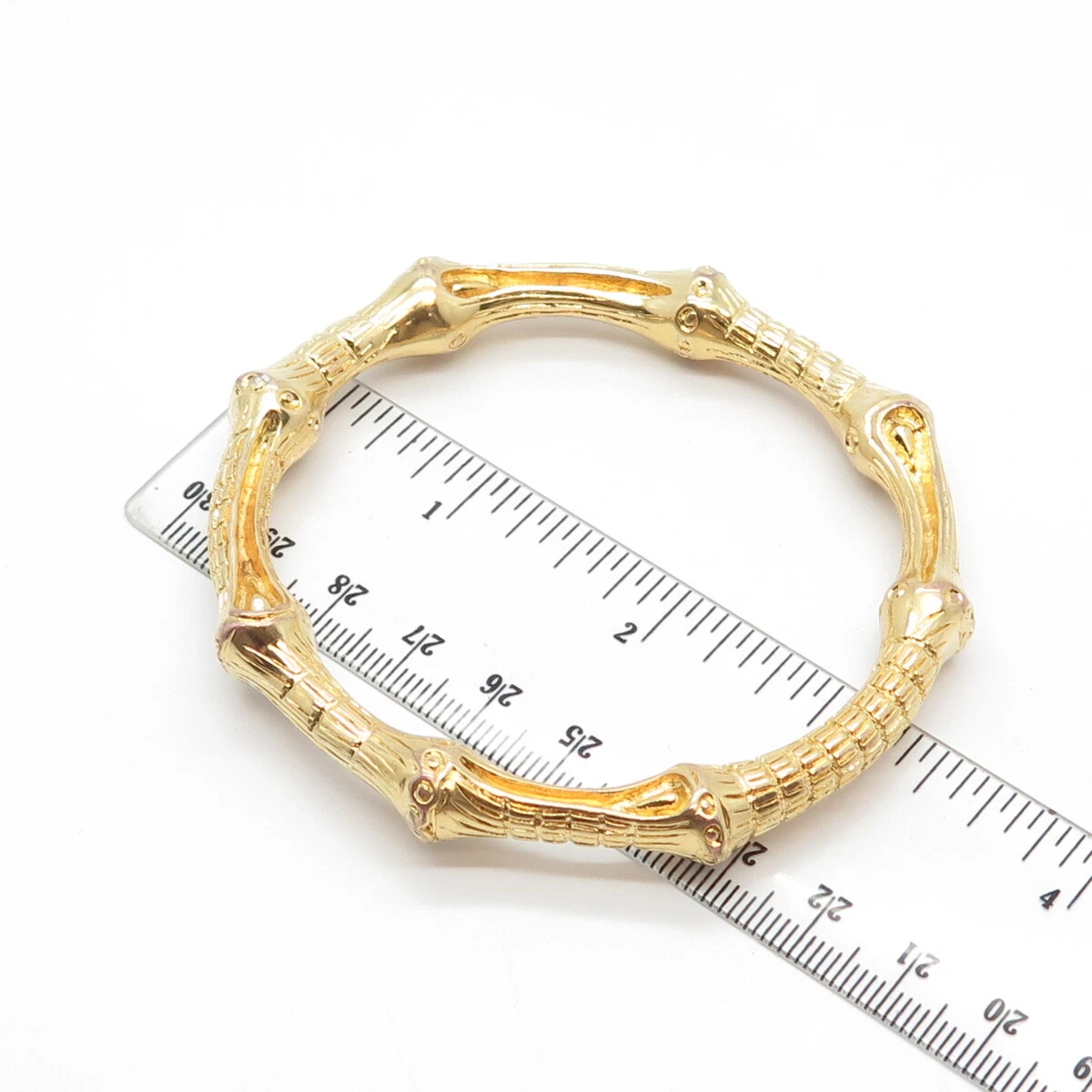 Vintage gold shop bamboo bracelet