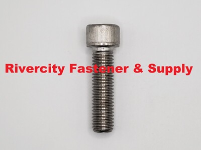 (5) M12-1.75x45 Socket / Allen Head Cap Screw Stainless M12x1.75x45 Bolts