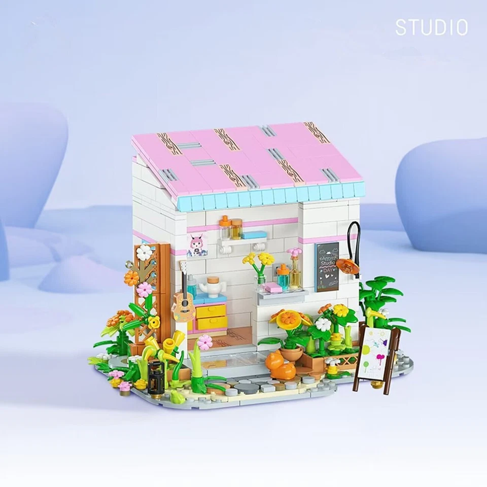 Lucy's studio  Building Set  Building Blocks Toy With light pastoral style - Image 2 of 4