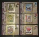 GB 2005 BENHAM BS 454-459 FDCs 4th Oct  Smilers small format Var SHSs  S+6y++++X