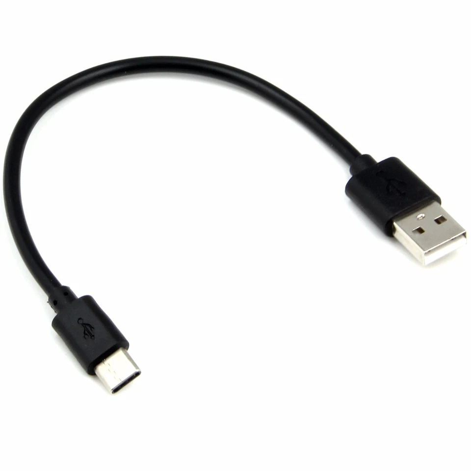 Short USB Charger Type C Cable Lead for Samsung Galaxy M30 M20 A50 A30 (2019) EU - Image 4 of 4