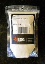 LACTOSE 1lb MILK SUGAR PURE BSG PACK CREAM ALE MILK STOUT BROWN BEER APPLE CIDER