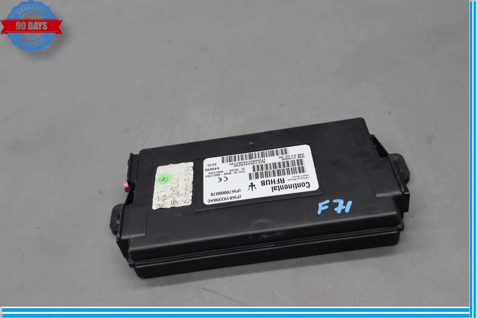 14-17 Maserati Ghibli S Remote Start Passive Entry Module 670008070 Oem