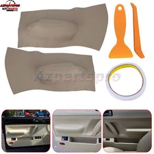 Fit For Volkswagen Beetle 98-10 Beige Door Panel Insert Cards Leather Synthetic