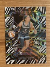 2024 Panini Select WNBA Chennedy Carter Zebra Prizm SSP Chicago Sky
