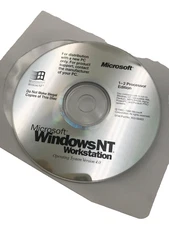 Microsoft Windows NT Workstation 4.0 Operating System CD 1 - 2 Processor Edition