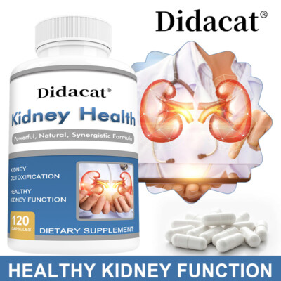 Kidney Health Capsules Cleanse Support Detox Natural Supplement High Quality