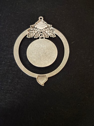 Rose Lantern Metal Ornament 4 Inches - Picture 2 of 2