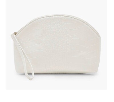 Croc Half Moon Zip Pouch weiß 